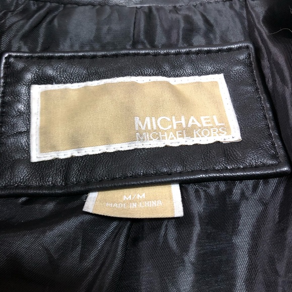 Michael Kors Leather Jacket - Picture 6 of 6